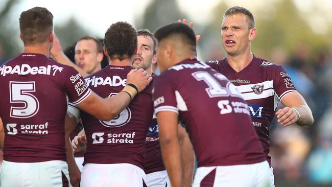 Tom Trbojevic was brilliant for a resurgent Manly (Photo by Mark Metcalfe/Getty Images)