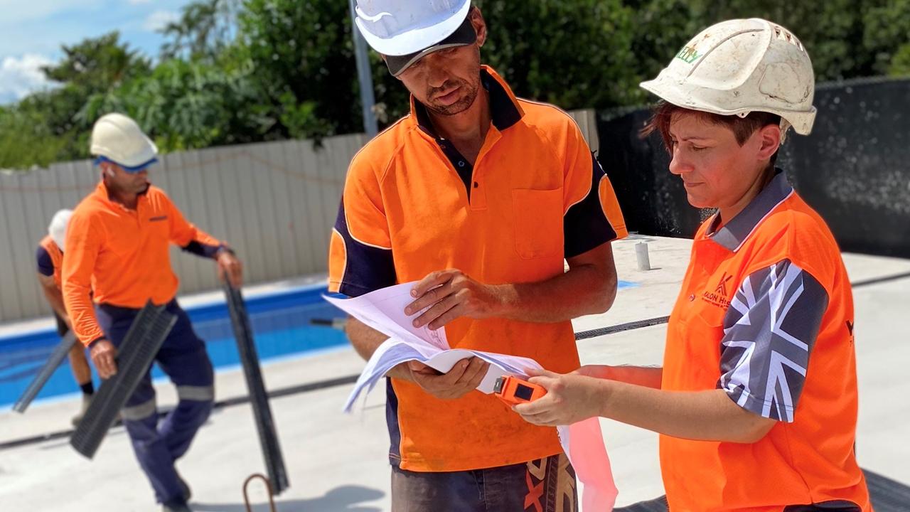 Construction is another major sector expected to benefit from fee-free TAFE provided through government funding. Picture: Contributed