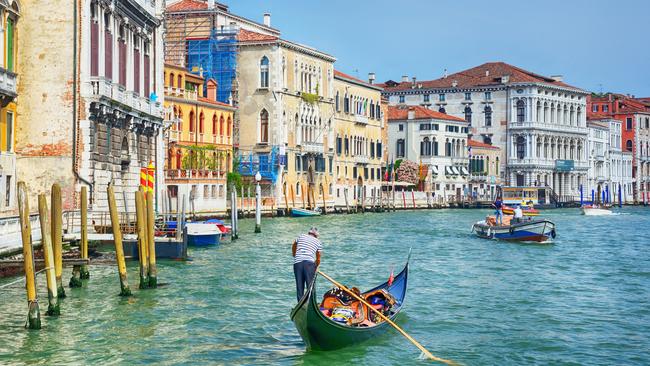 Canale Grande in Venice, Italy.