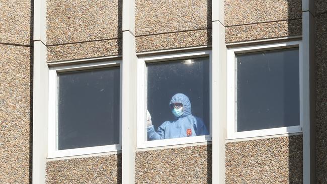 Residents were placed in a hard lockdown after a concerning rise in cases. Picture: David Crosling