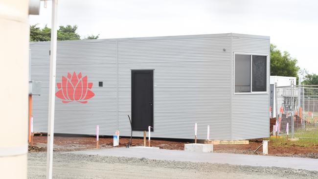 The four-person pod home at Wollongbar Sports Fields. Picture Cath Piltz