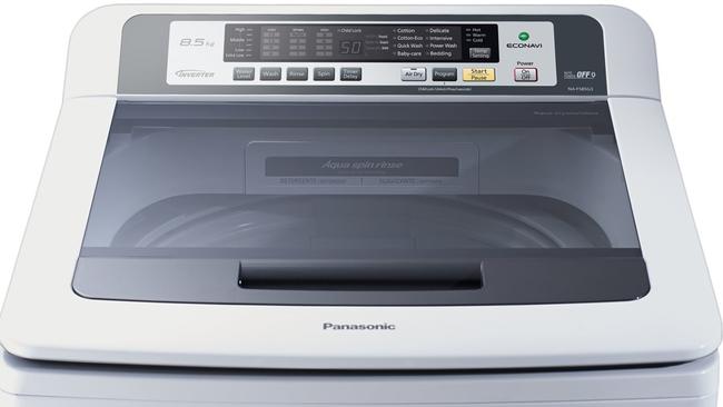 Panasonic’s 8.5kg Econavi top-loader washing machine.