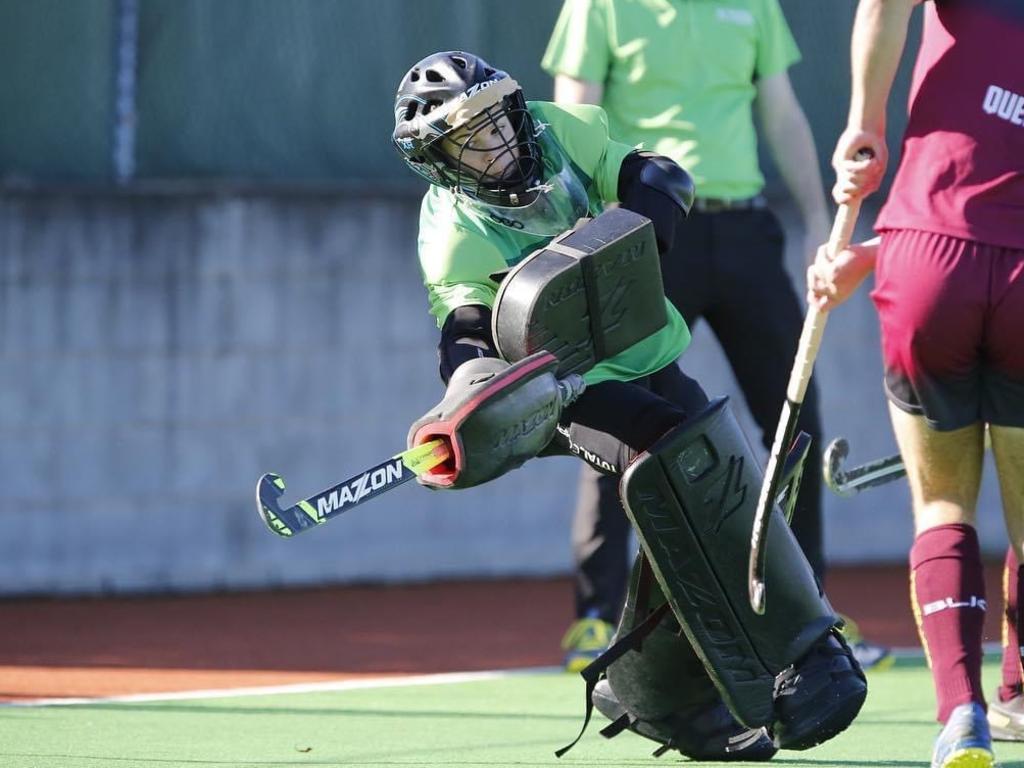 Gold Coast Hockey player Quintyn Leakey-Vella. Image: Supplied.