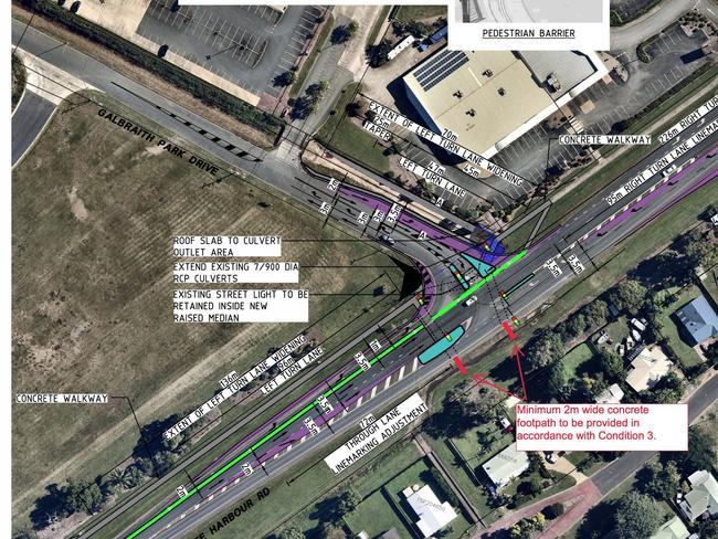 Development plans for a new commercial showroom which will include a BCF and Supercheap Auto store at the corner of Galbraith Rd and Shute Harbour Rd in Cannonvale. Picture: Documents submitted to Whitsunday Regional Council