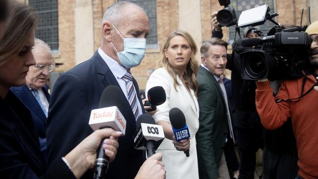 Chris Dawson arrives at the Supreme Court in Sydney on Tuesday. Picture: Nikki Short