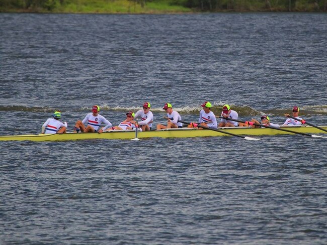 The TSS First VIII came second at Head of the River. SUPPLIED