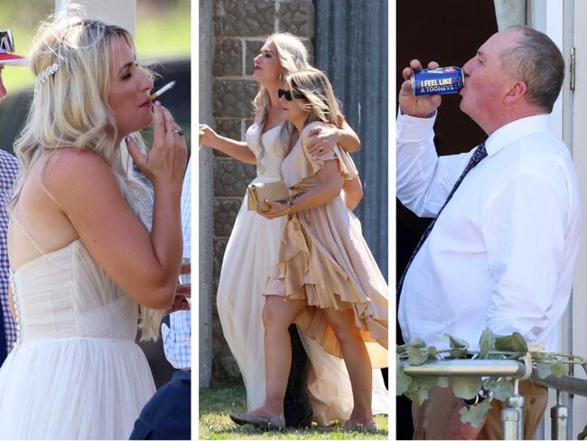 Former Nationals leader Barnaby Joyce and ex-staffer Vikki Campion were married after five years on Sunday.