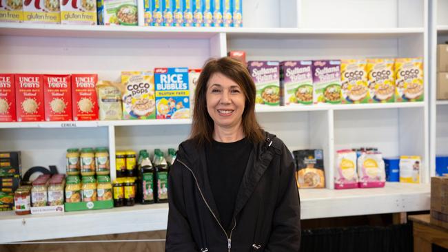 Franca Heins, Westfield Local Heroes Fountain Gate winner, is proud to continue doing her work with We-Care Dandenong, helping to provide essential food and grocery items to the community. Image: Scentre Group