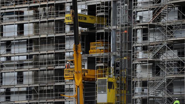 According to Dick Smith, there aren’t enough new dwellings to accommodate the migrant surge. Picture: AAP Image/Dean Lewins