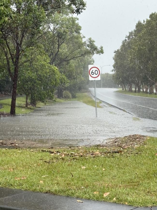 Parklands Bvd, Caloundra, Thursday afternoon. Picture: Jarrod Tutbury