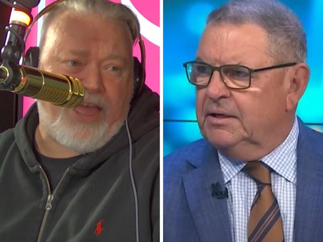 Kyle Sandilands and Steve Price are not on friendly terms.