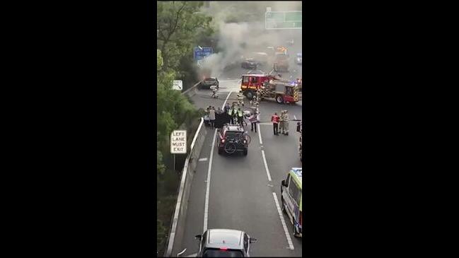 Massive collision on the Monash Freeway | Herald Sun