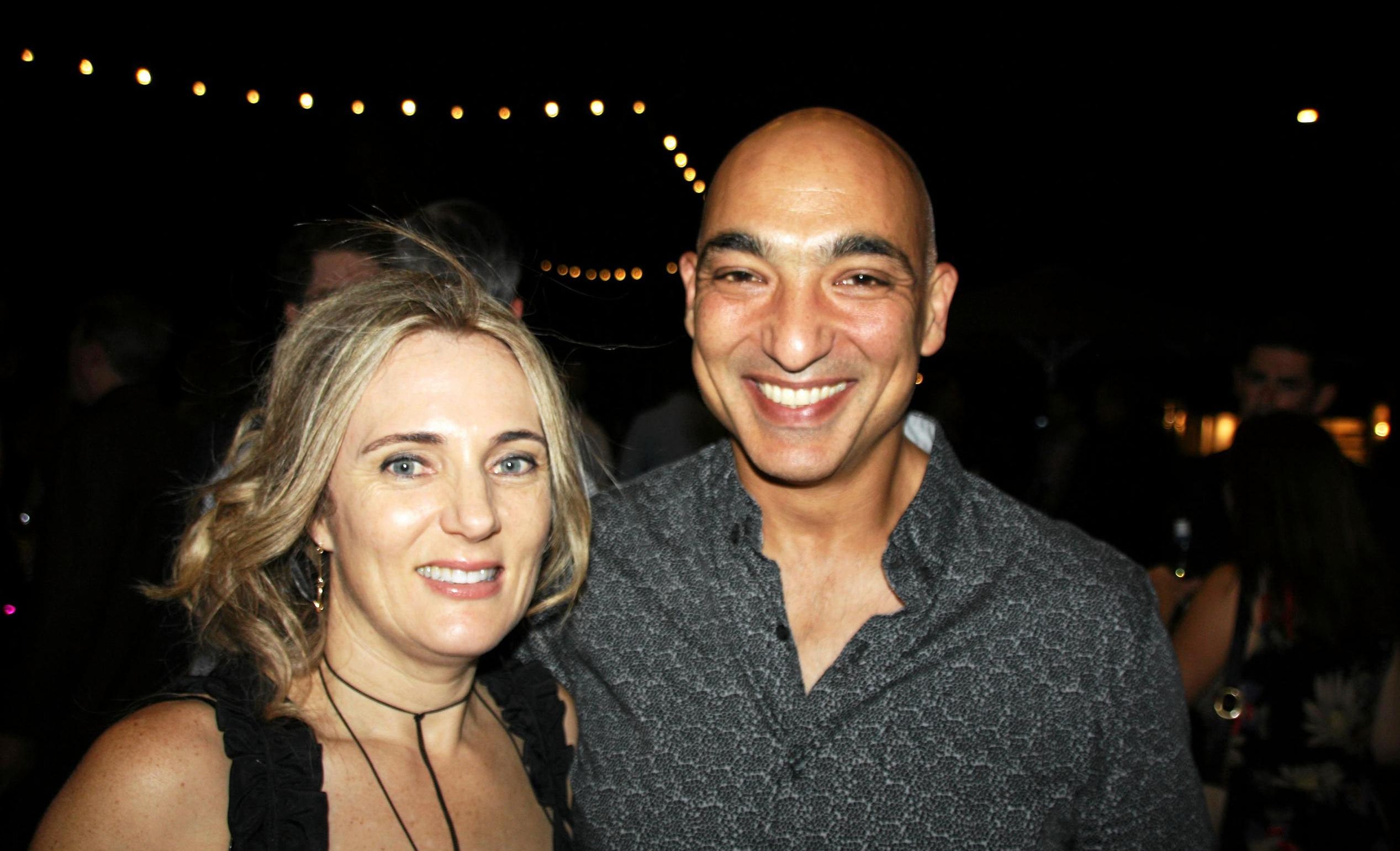 Katherine and Frank Gentile of Costa Homes at AVID Property Group's launch of its new sales and information centre in Palmview's master-planned community of Harmony. Picture: Erle Levey