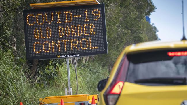 The Queensland Government is considering easing its stance on the border closure with NSW. Picture: Glenn Hunt