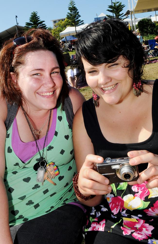 Caloundra Music Festival, 2009. Kayla Scott and Mia Lindsay, Beerburrum.