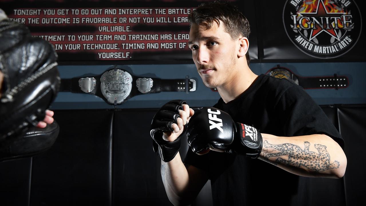 Ignite Martial Arts Academy fighter, Jake Piper. Picture: Patrick Woods.