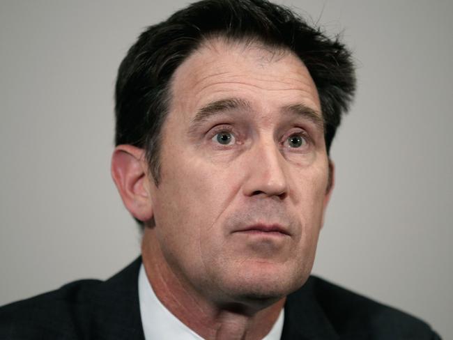 James Sutherland, CEO of Cricket Australia, said Lehmann did not know about the plot. Picture: AFP PHOTO / GULSHAN KHAN