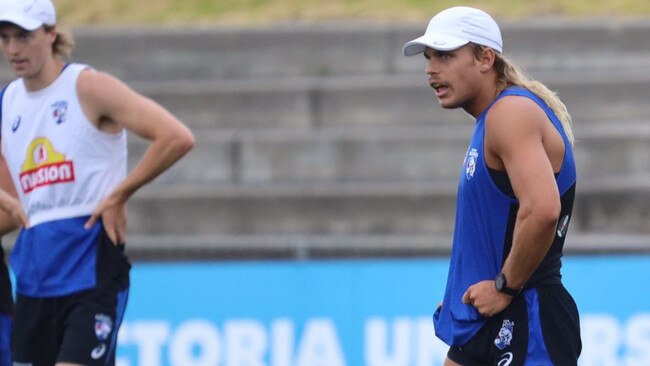 Bailey Smith returned to Bulldogs training. Picture: Western Bulldogs