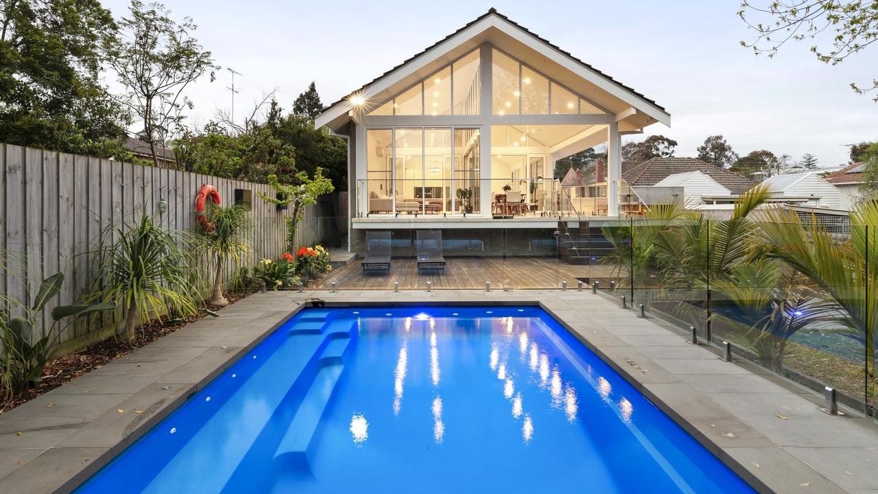 The large heated mineral pool.