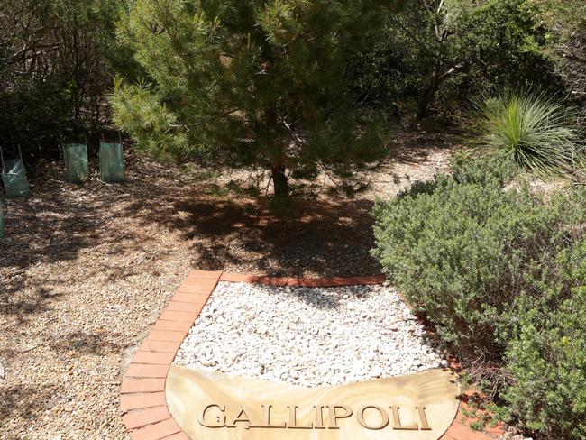 The Lone Pine Gallipoli memorial on The Memorial Walk at North Fort North Head. Picture: Supplied