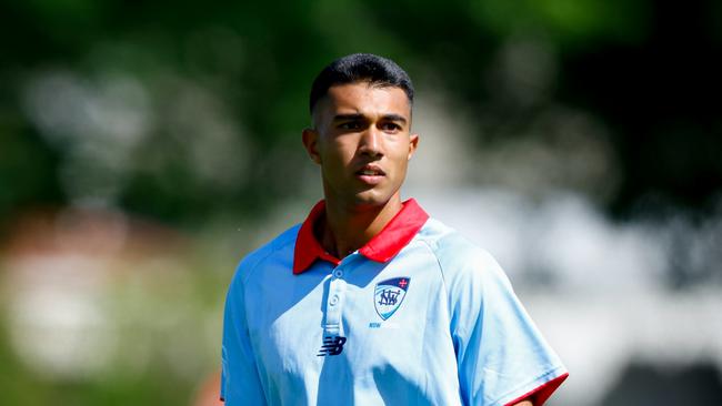 Manraj Kahlon in action for NSW Metro. (Photo by Dylan Burns Photography)