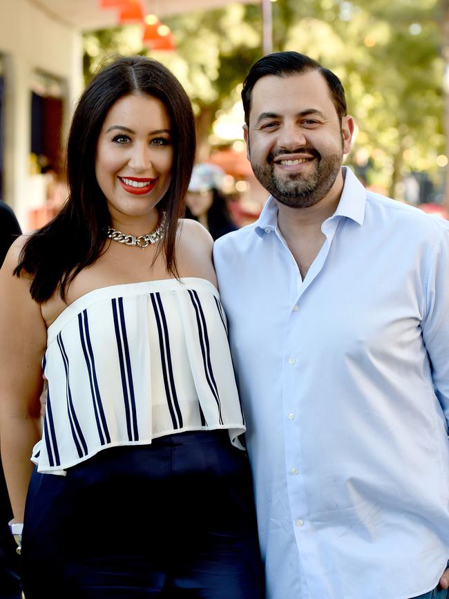 Houssam Abiad with his wife Ava.