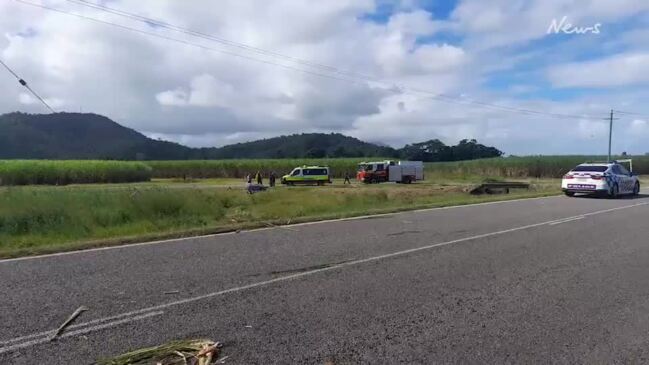 Police probe mystery car crash in NQ cane farm