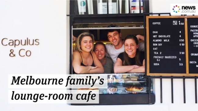 This Melbourne family is selling coffee from their loungeroom window