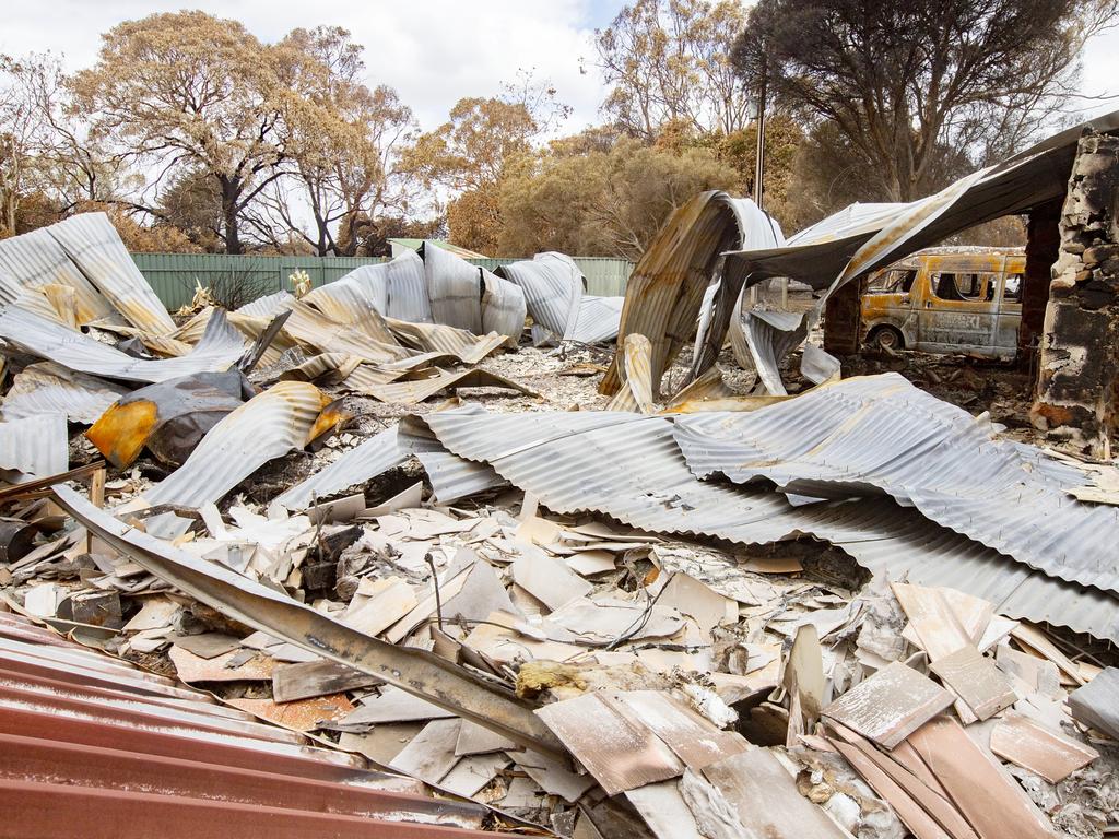 The bushfire destroyed many people’s property. Picture: Supplied