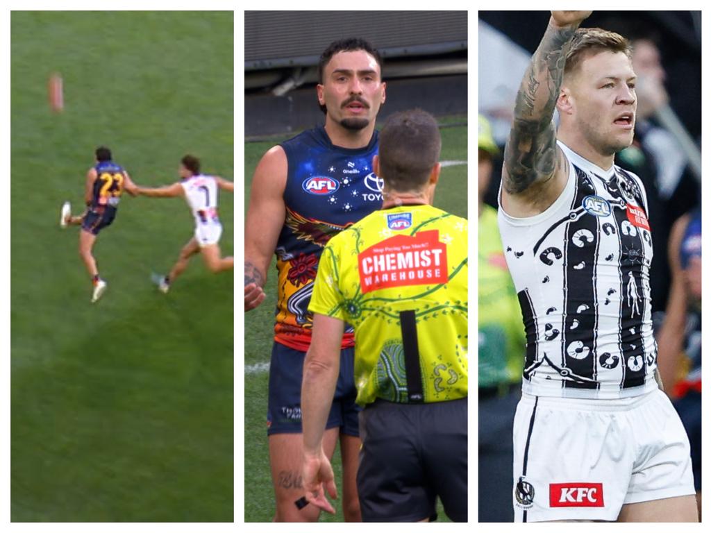 Collingwood narrowly defeated the Adelaide Crows.