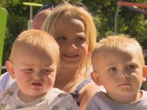 Kondinin crash kids discharged from hospital days after rollover which killed parents Cindy Braddock and Jake Day, The three children who survived 55 hours in a crashed car alongside their dead parents have been discharged from hospital. Synthia, 5, Bevan, 2, and Charlez, 1, were at the weekend given the all-clear to depart Perth Children’s Hospital where they had been under the watchful eye of medical professionals since Tuesday. Picture: Screengrab 9News