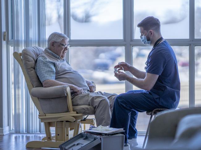 Aged care staff are being targeted for stricter vaccine mandates, requiring a third ‘booster’ shot.