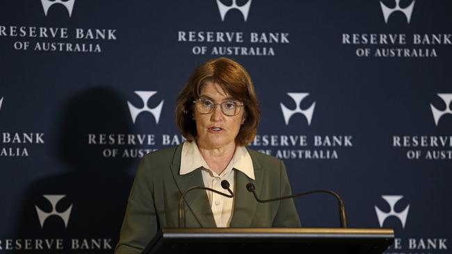 Reserve Bank governor Michele Bullock, above, last month warned that the jobs market was showing signs of tightening again, threatening to delay further rate cuts. Picture: NewsWire / John Appleyard