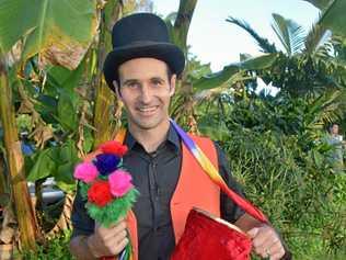 MAGICIAN: Craig Hubbard shares his love of magic at his Doonan farm. Picture: Caitlin Zerafa