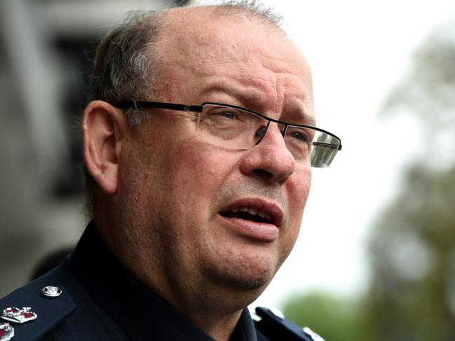 Chief Commisioner Graham Ashton at the MCG for the youth summit.  Picture: Nicole Garmston