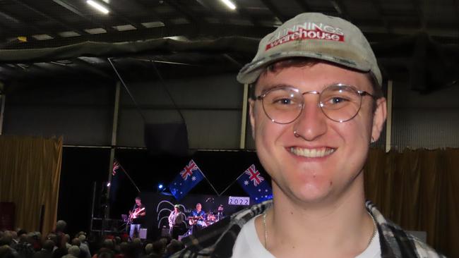 Joshua Aldred from Brisbane at Murgon Music Muster.