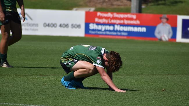Cyril Connell Challenge game between the Ipswich Jets and Sunshine Coast Falcons. Saturday March 18, 2023. Picture, Nick Tucker.