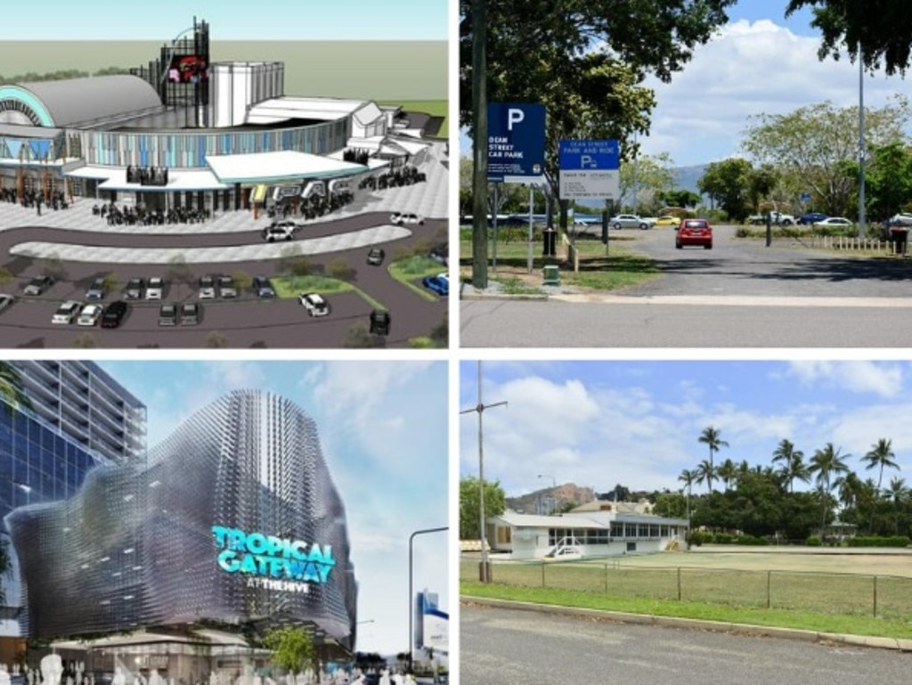 A number of different locations are being considered where to build the Townsville Concert Hall. Pictures: Supplied.