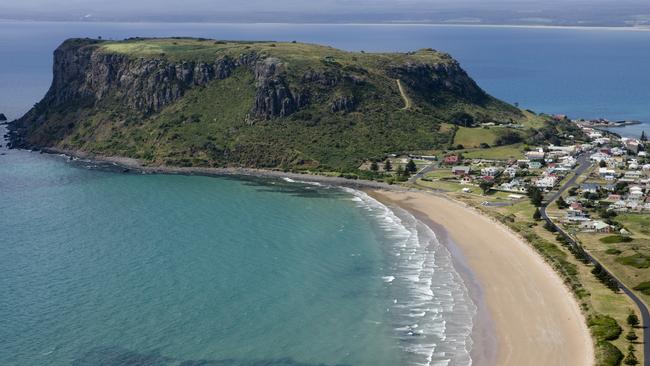 The Nut stands guard over the tiny fishing village of Stanley in north western Tasmania.