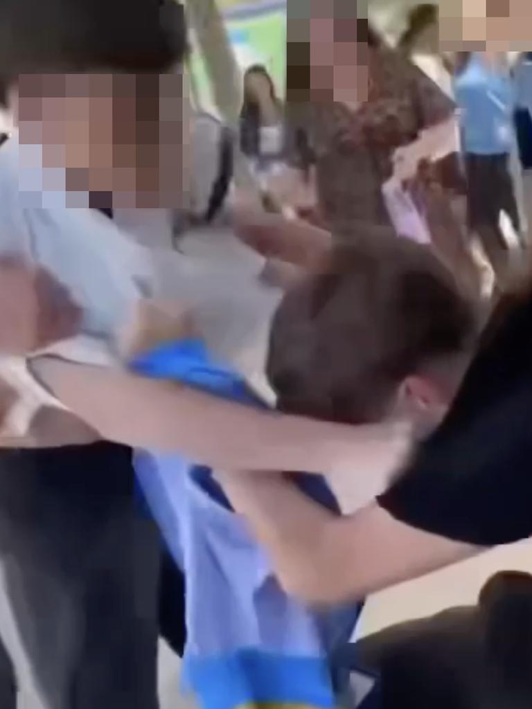 In one incident teachers had to intervene to stop two Year 9 boys from seriously hurting each other.