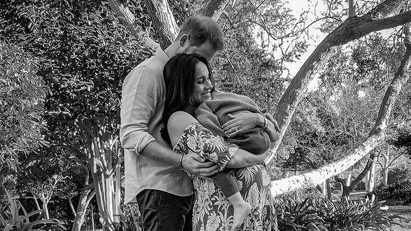 Meghan and Harry, pictured with their son Archie. Picture: Instagram