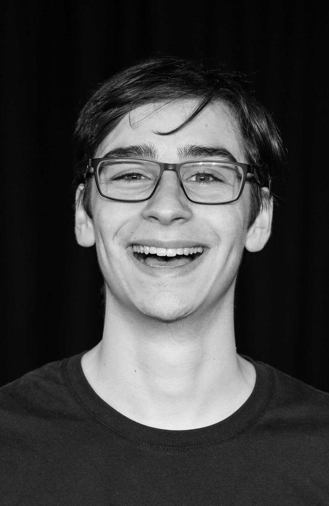 Finn Duncombe from Queensland Academies Creative Industries The Addams Family musical cast.