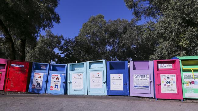 A Ringwood charity store has had squatters raiding its bins and rummaging through donations overnight.