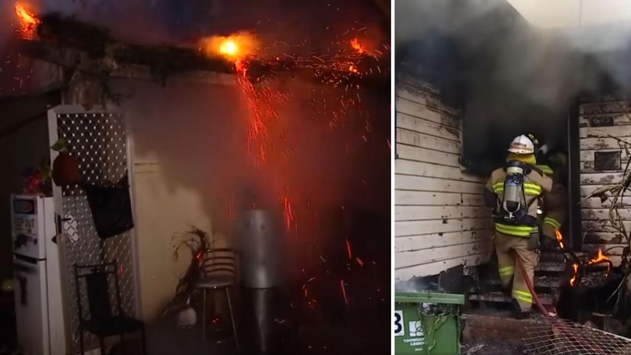 Woman accused of burning dog alive after setting home on fire