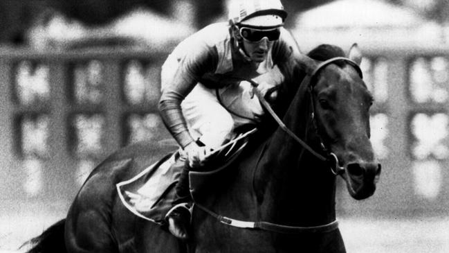 The Colin Hayes-trained Zabeel winning the Australian Guineas in 1990.