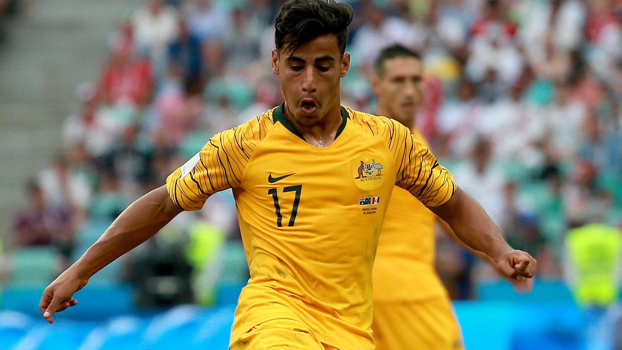 Arzani will likely miss the Asian Cup. Picture: Toby Zerna