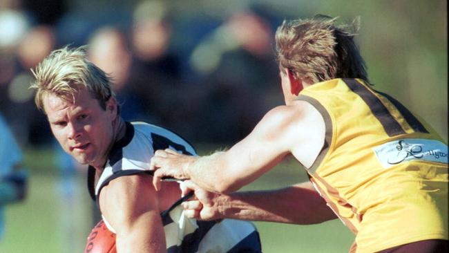 Tim Hargreaves joined Yarrawonga from Hawthorn and became an instant star in the ovens and Murray