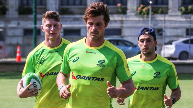 Australia’s men train for the Oceania Sevens in Suva. Photo: Oceania Rugby.