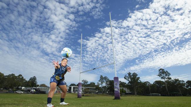 Mabel Park SHS schoolgirl rugby league player Malaela Su’a. Picture: Renae Droop