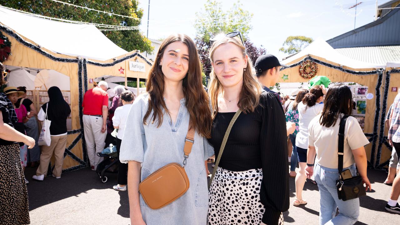 Hahndorf Christkindlmarkt shoppers spreading cheer. Picture: The Advertiser/ Morgan Sette